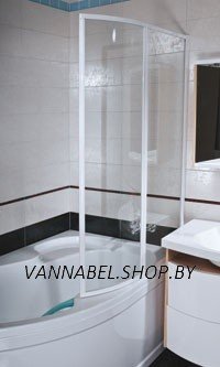 Душевая шторка Ravak VSK 2 Rosa L/R 160 полистирол - фото1