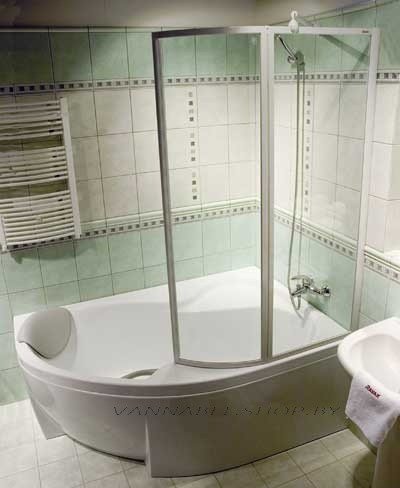 Душевая шторка Ravak VSK2 Rosa L/R 140 стекло - фото1
